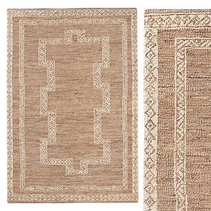 SITARA JUTE RUG 3D model