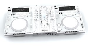 pioneer cdj 350 djm 3d max