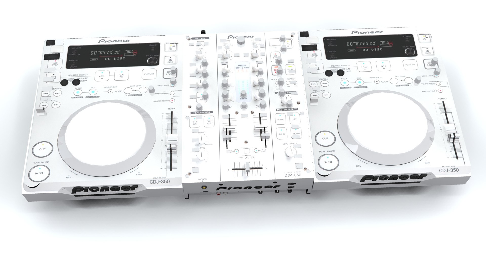 Pioneer CDJ-350 ホワイト① Pioneer DJ CDJ-350-W Digital Multi
