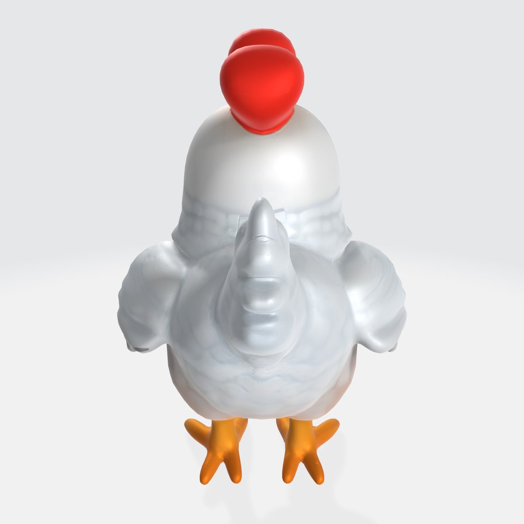 Cartoon Chicken 3D Model - TurboSquid 2274730