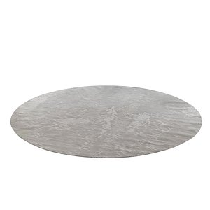 TEX GREY round rug model