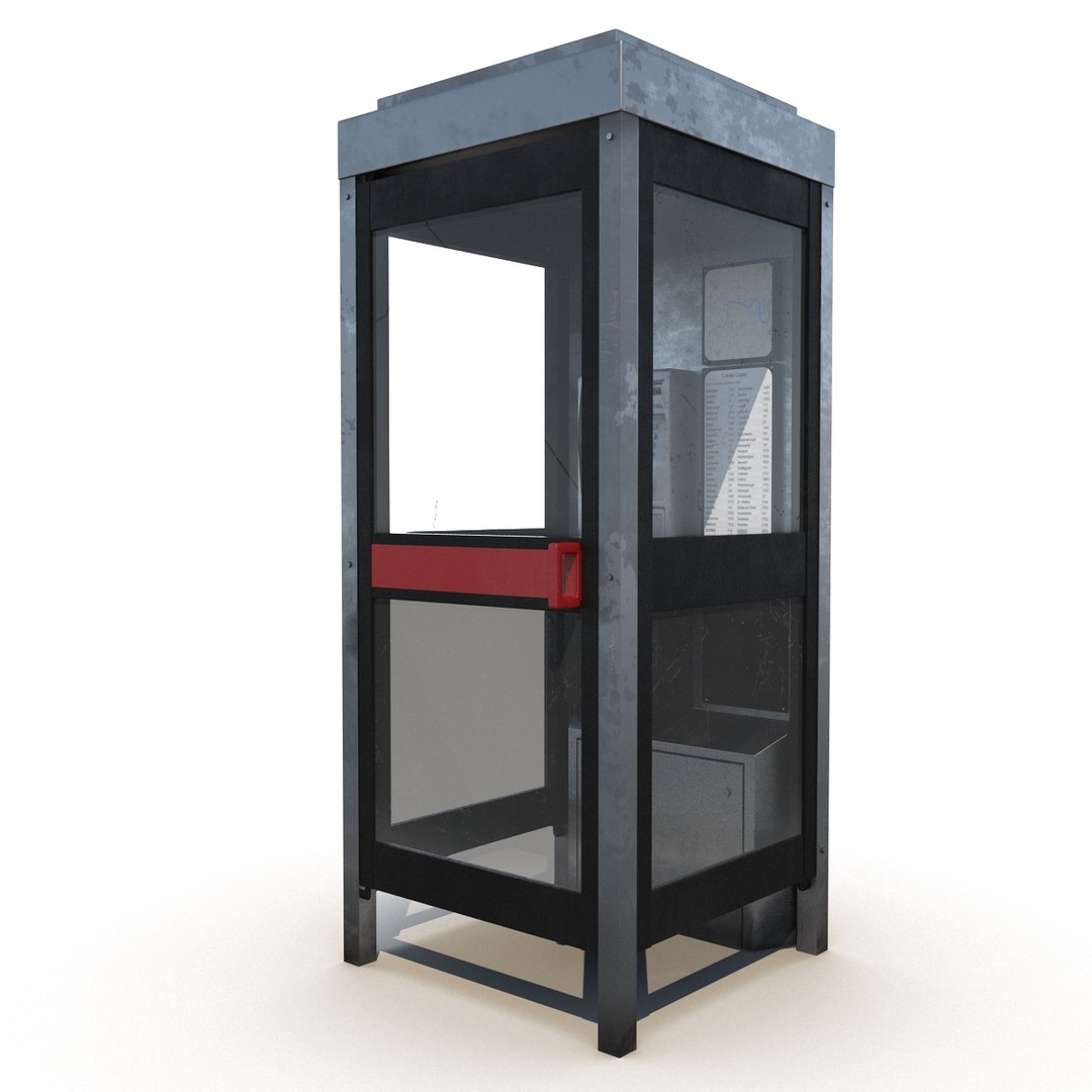 Telephone Box 2 3d 3ds