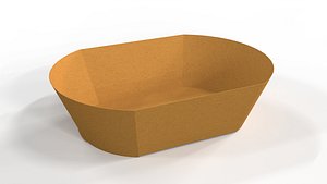 Crafted Takeaway Container for Food Packaging Design 3D