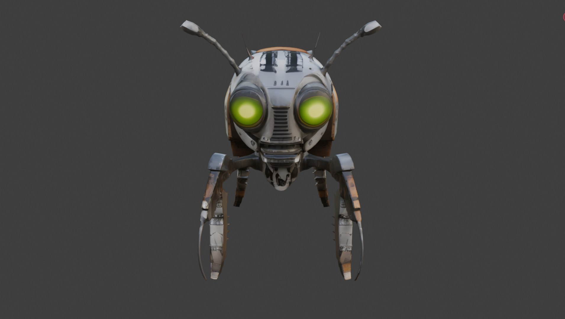 3D Robot Bug Futuristic 3D Character - TurboSquid 2489193