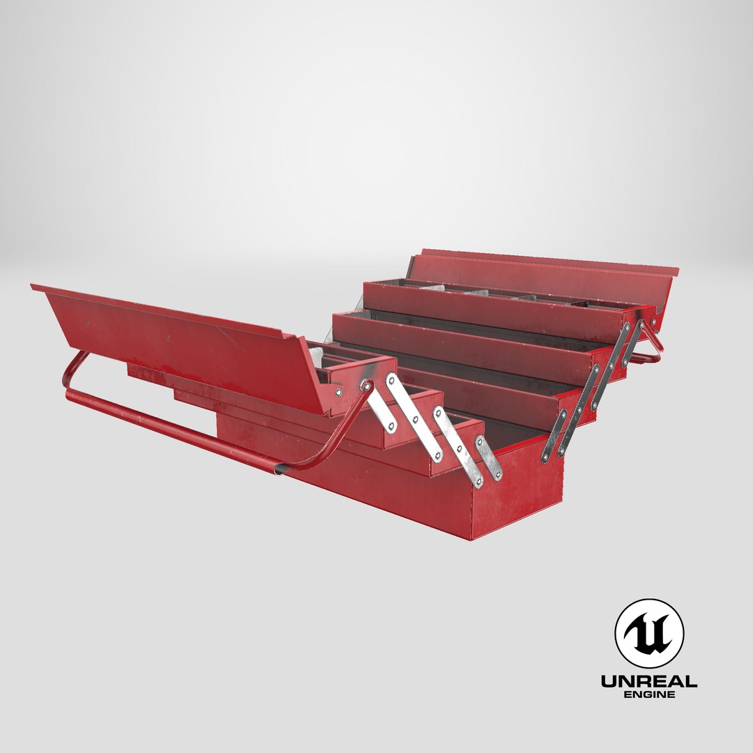 Red Metal Cantilever Tool Box 4 Tier Open 3D model https://p.turbosquid.com/ts-thumb/EN/lFfD3u/KR/stemcell_unreal_render/png/1653495204/1920x1080/fit_q87/4bf41788397e0ecd231af667e825e84478083d14/stemcell_unreal_render.jpg