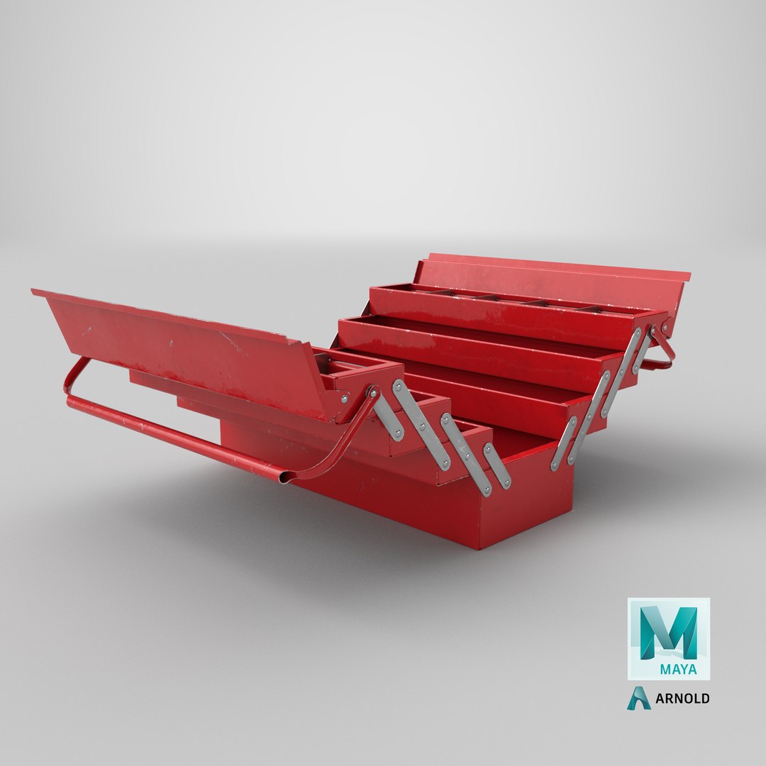Red Metal Cantilever Tool Box 4 Tier Open 3D model https://p.turbosquid.com/ts-thumb/EN/lFfD3u/Np/stemcell_maya_arnold_render/png/1653495212/1920x1080/fit_q87/0d189a6419d50599e68c759238bcaefe72e1d0c4/stemcell_maya_arnold_render.jpg