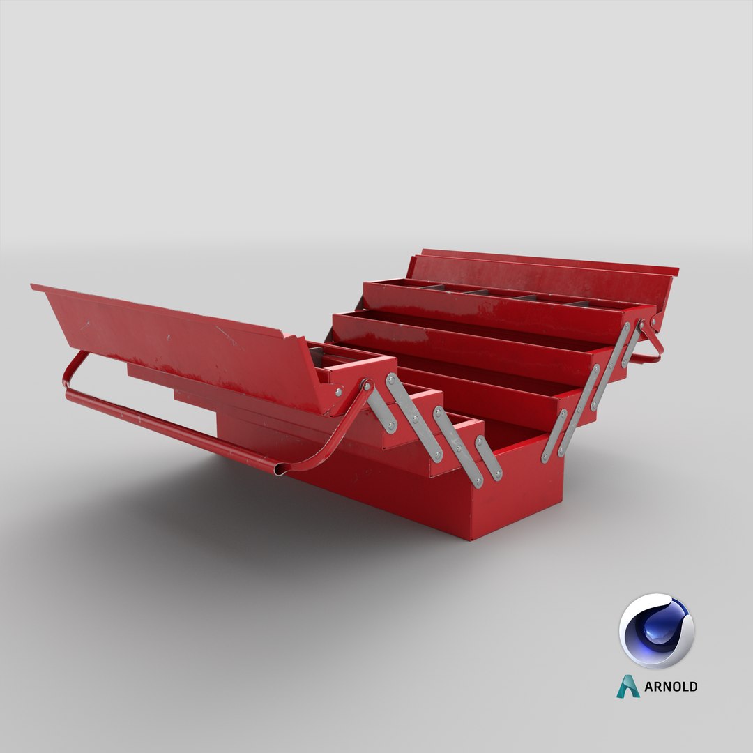 Red Metal Cantilever Tool Box 4 Tier Open 3D model https://p.turbosquid.com/ts-thumb/EN/lFfD3u/VS/stemcell_cinema_4d_arnold_render/png/1653495200/1920x1080/fit_q87/8a93b127e777736ac066ec908d0d01c1d848ccc2/stemcell_cinema_4d_arnold_render.jpg