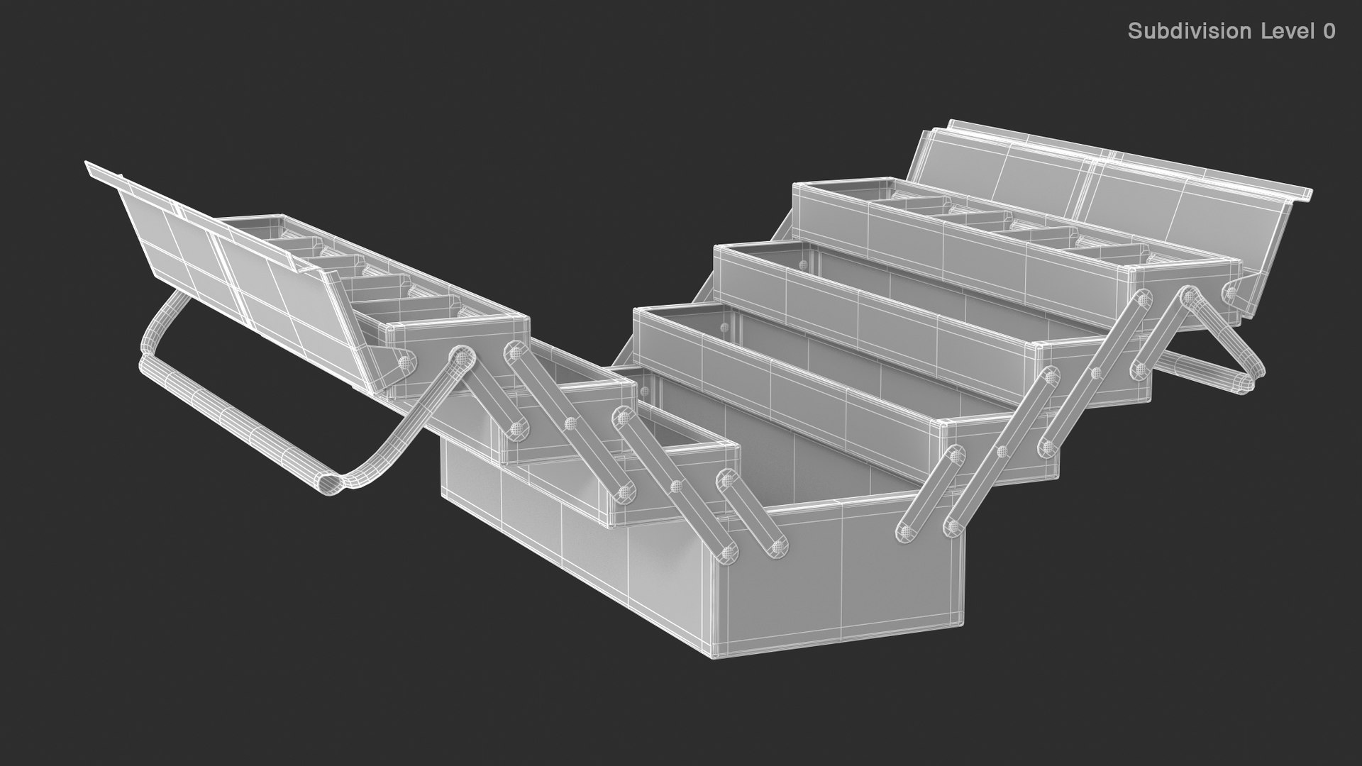 Red Metal Cantilever Tool Box 4 Tier Open 3D model https://p.turbosquid.com/ts-thumb/EN/lFfD3u/nu/grid_1/jpg/1653302211/1920x1080/fit_q87/17ba7681485562c286d5d37cf3d798b0ef7e13e0/grid_1.jpg