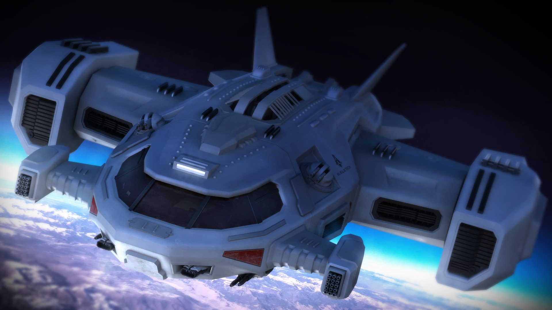 3D Sci Fi Dropship Model - TurboSquid 1589197