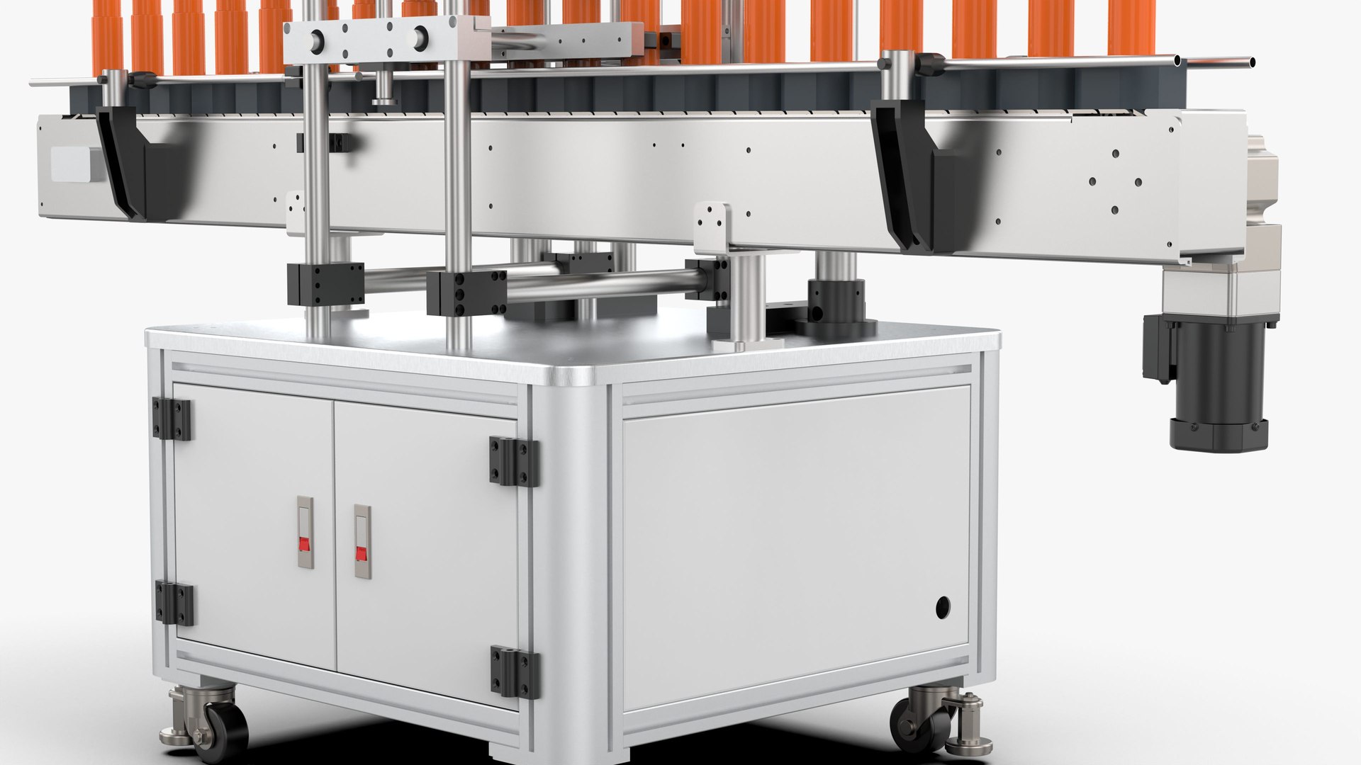 Automatic Plastic Bottle Pressing And Capping Machine 3D Model ...