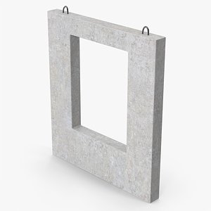 Concrete Facade 3D model