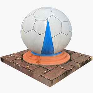 3D Round stone pier 3d scan