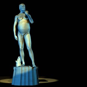 Michelangelo David old 01
