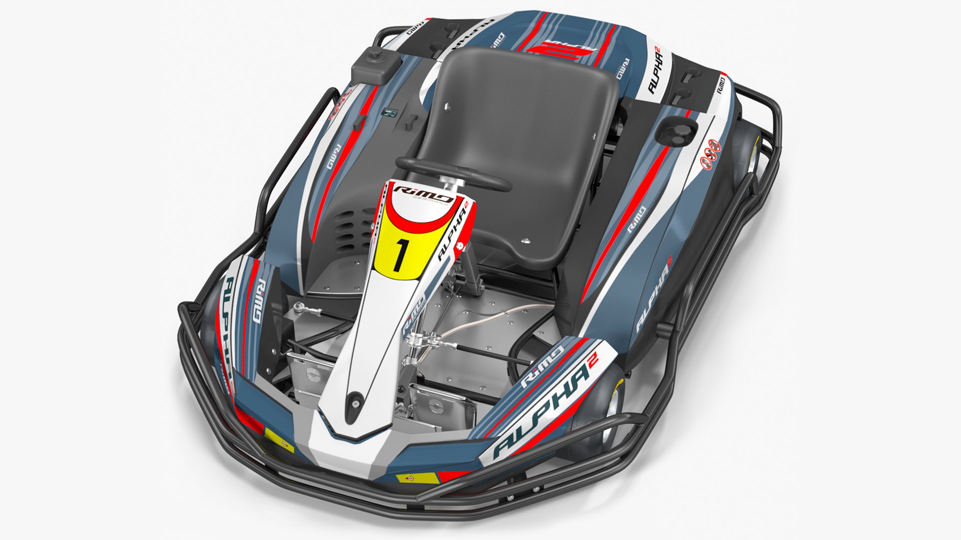 RiMO ALPHA2 Kart Rigged 3D model preview