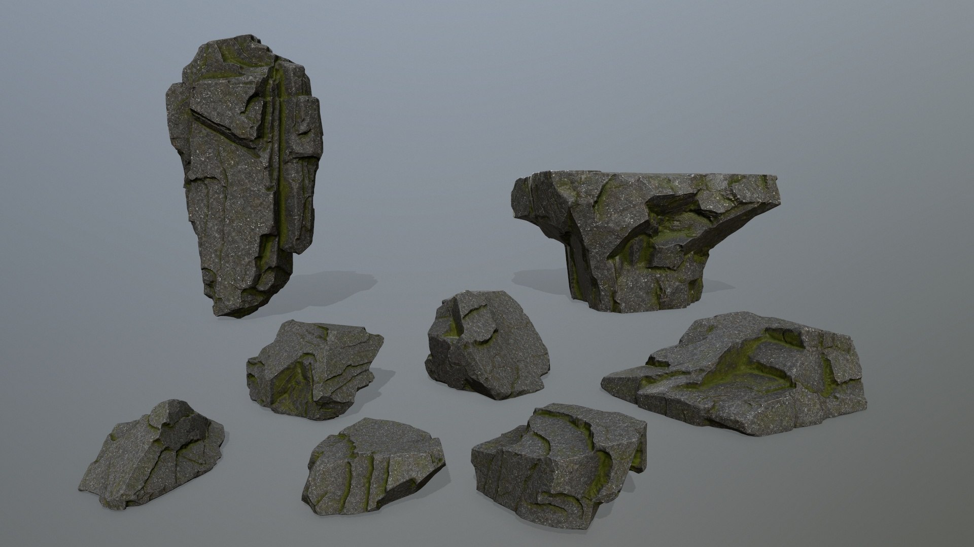 3D rock cliff - TurboSquid 1661576