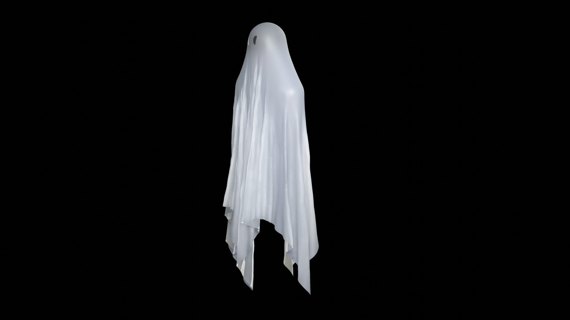 3D High Poly Ghost Model 3 Model - TurboSquid 1860264