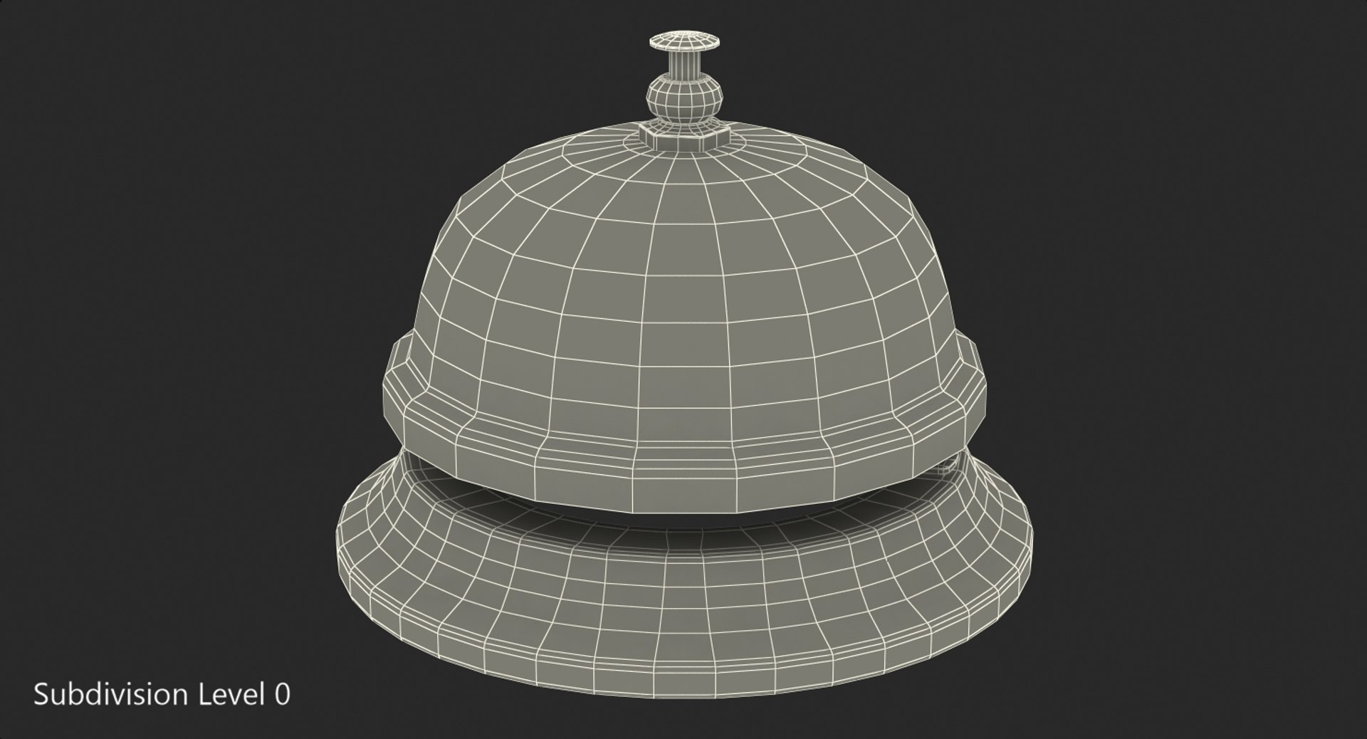 Service Bell Model - TurboSquid 1328485