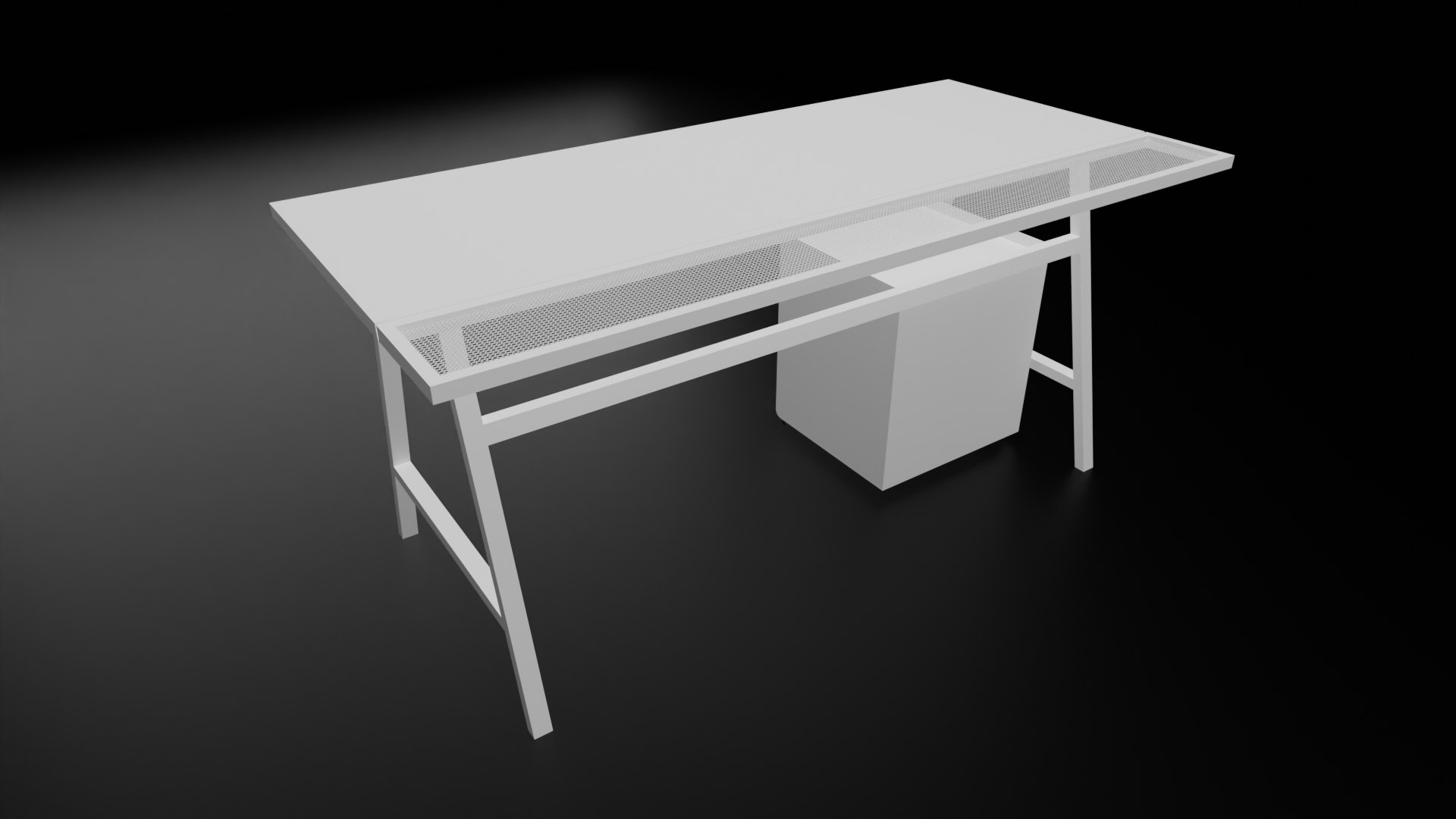 Computer Table Design 3D Model TurboSquid 2109725