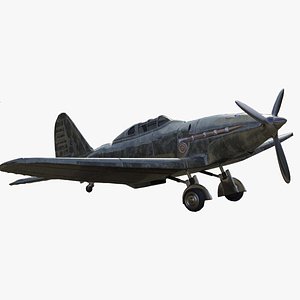 sukhoi-su-1-russia WW2 PLANE 3D model