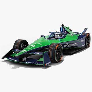 Envision Racing Formula E Team 2024 Gen3 Race Car 3D
