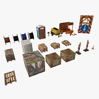 Construction Site Props Collection