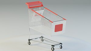 3D Realistic Shopping Cart