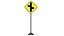 Road sign W2-7R