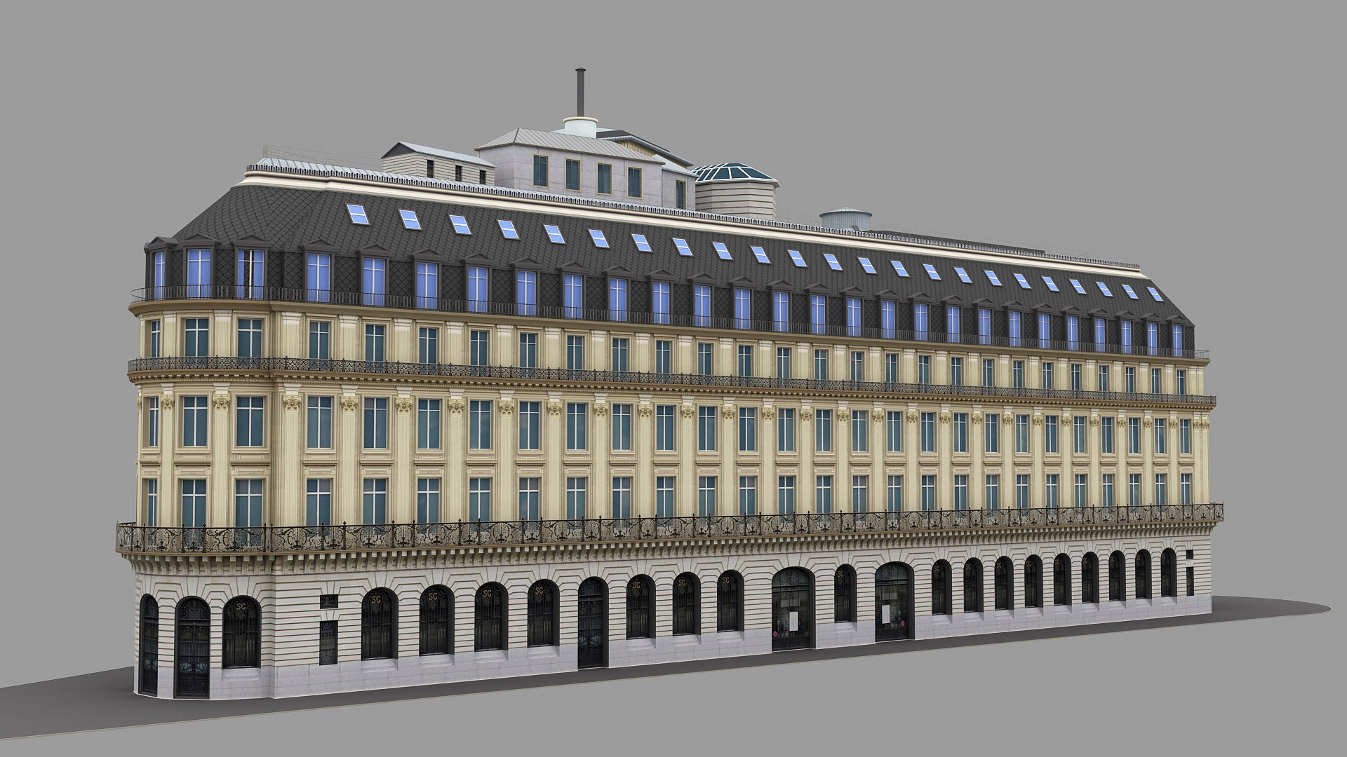 3D Model Palais Garnier Haussmann Paris Building - TurboSquid 2081614