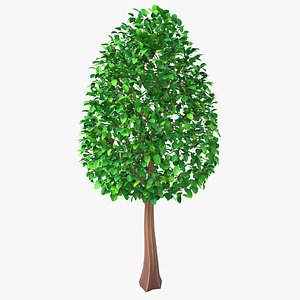 Cartoon Tree Small 07 3D model