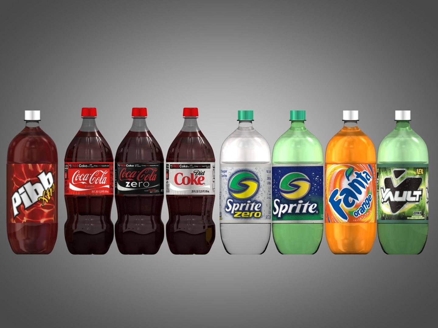 bottles coke products 3ds