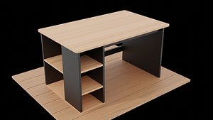 3D Office desk 02