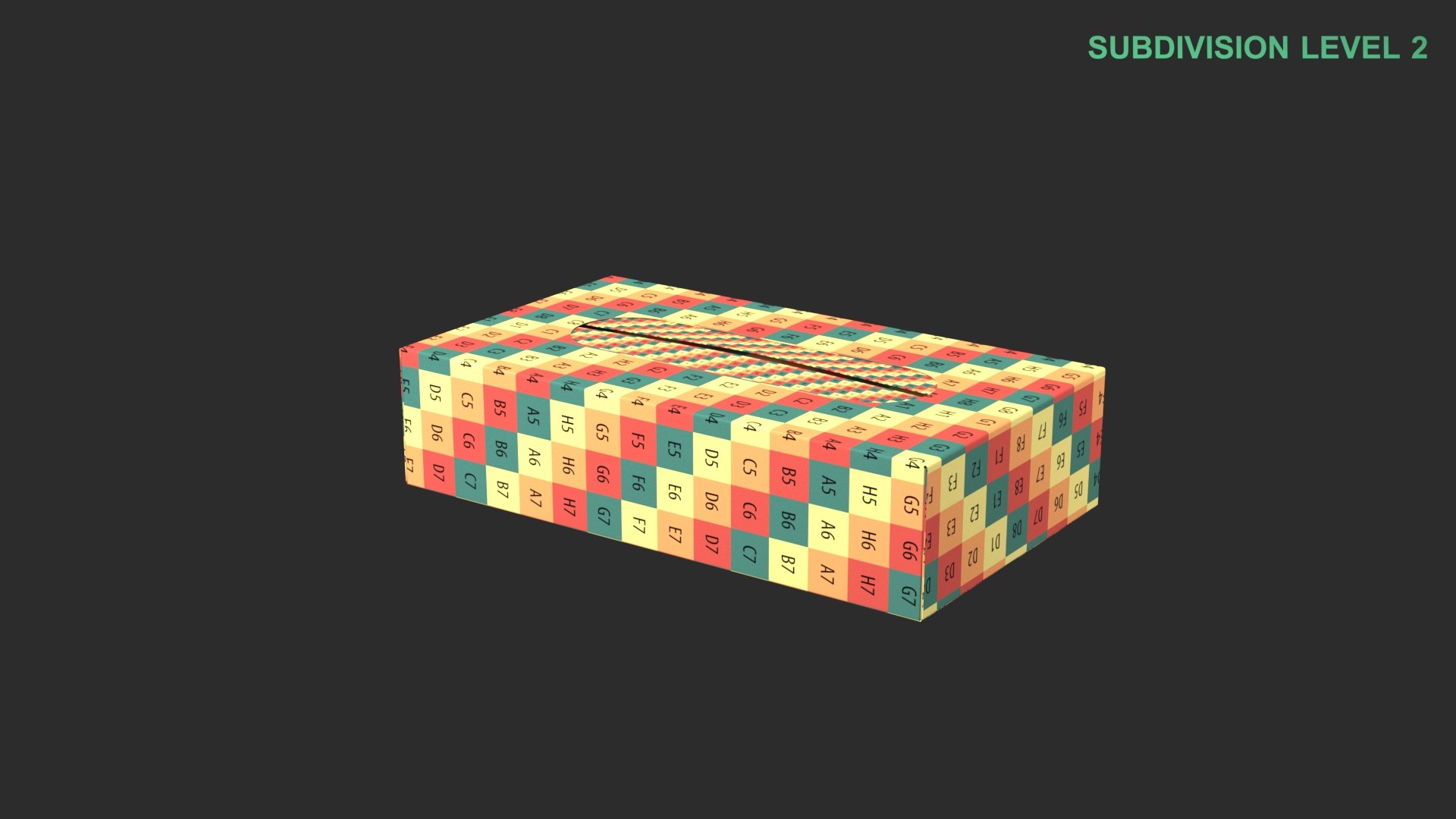 Tissue Box 3D model https://p.turbosquid.com/ts-thumb/EO/nilkXJ/xh/wireframe_0000/jpg/1740034197/1920x1080/fit_q87/f21dab4a37040aa00b5c53df63482bad4ab83e30/wireframe_0000.jpg
