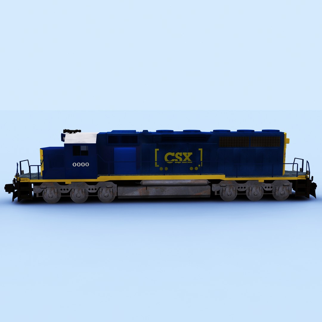 3D csx emd sd 40 - TurboSquid 1390214