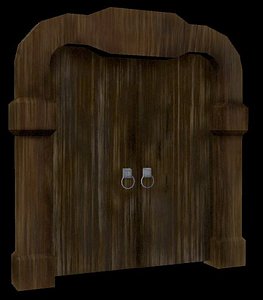 mysterious door 3d model