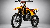Suzuki RM-Z Motocross 3D Model