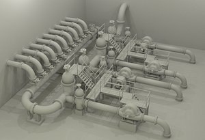 - water station 3d model
