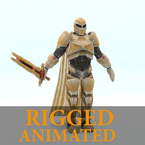 - Sci-fi knight - RIGGED