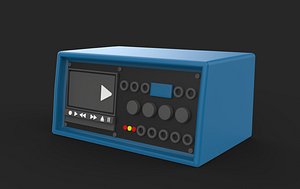 3D Tape deck 3D model