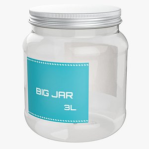 PET Jar Big 3D