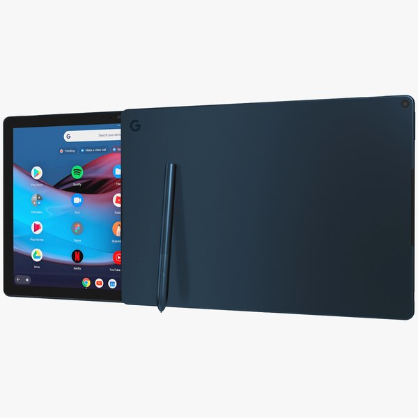 3D realistic google pixel slate model