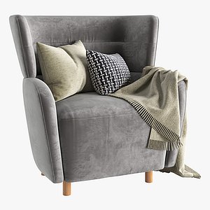3D Audril armchair model