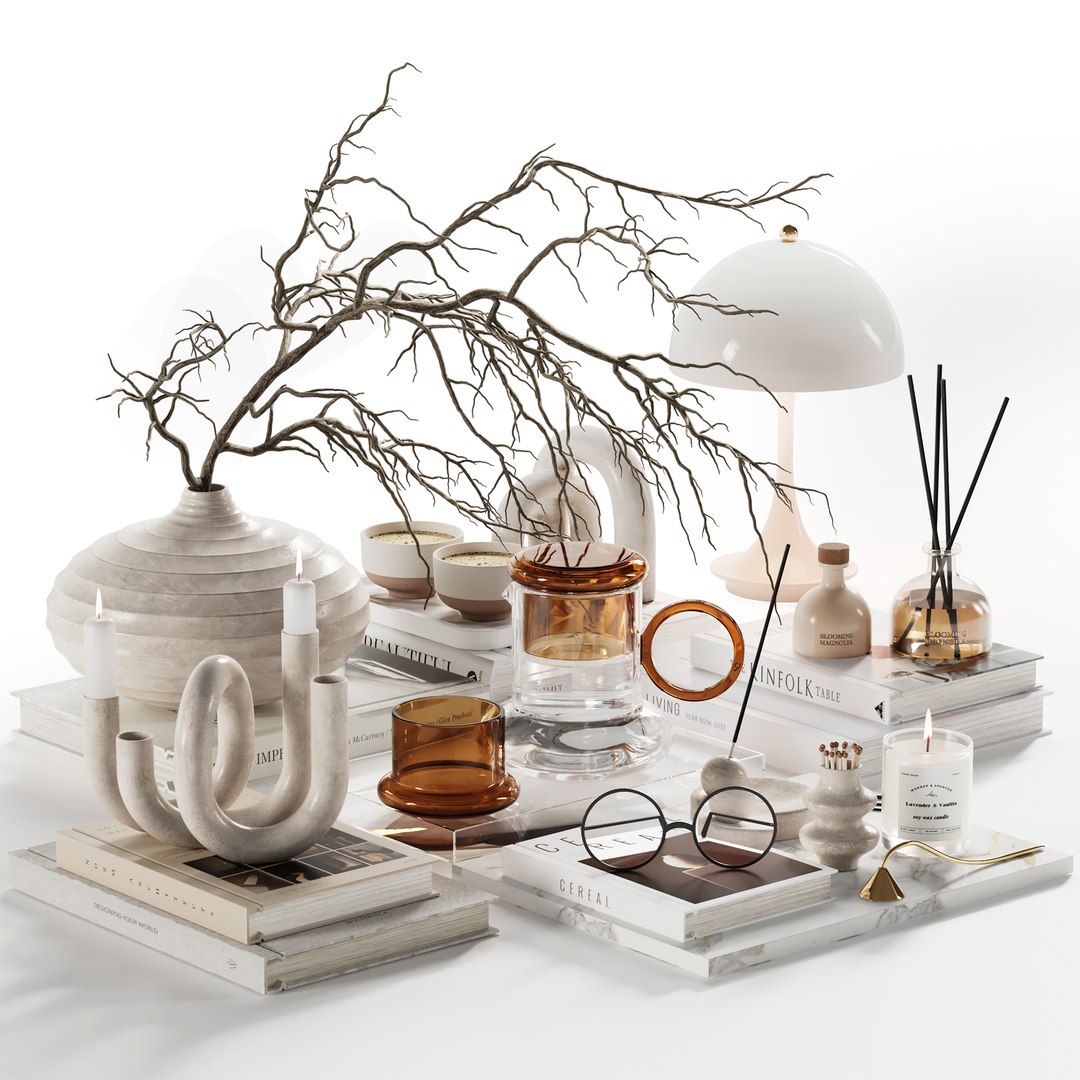 Decorative Set 30 3D Model - TurboSquid 2405643