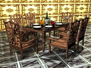 room chairs table max
