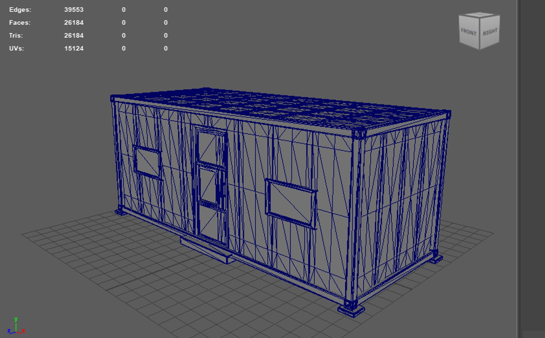 Container House 3D Model Model - TurboSquid 2398849