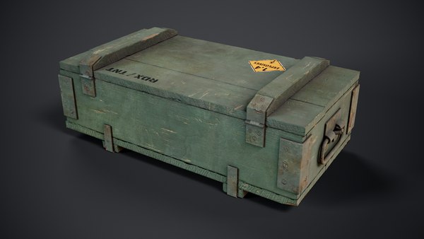 Ammo crate gameready lods 3D - TurboSquid 1664897