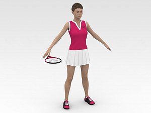 Tennis Player 03 3D