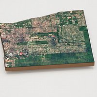 Georgetown Capital of Guyana Realistic 3D Terrain Map