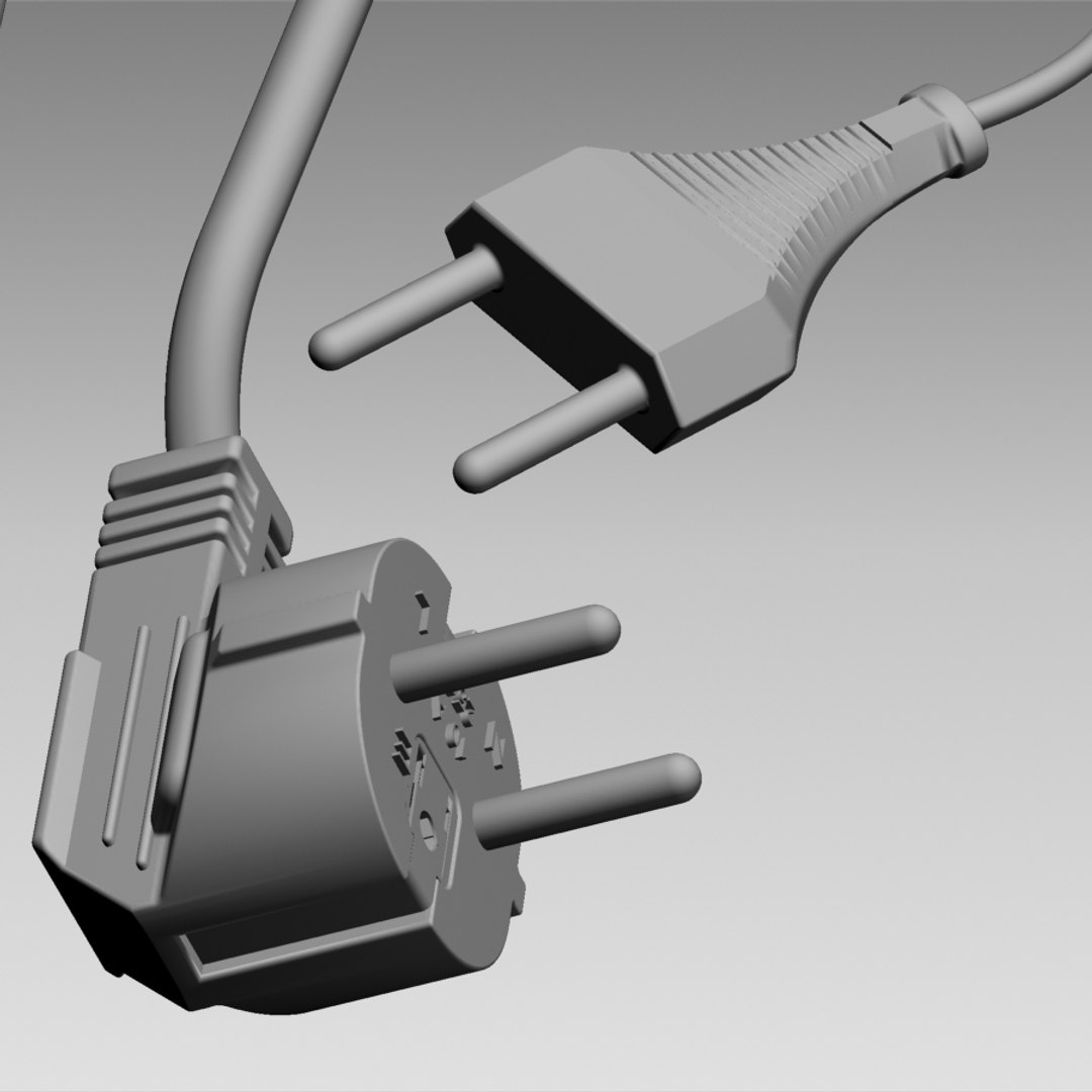 Electric Plug 3d Model