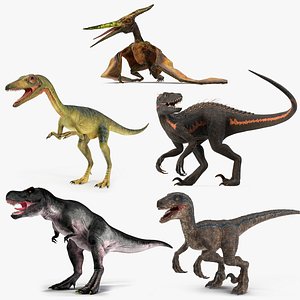 Carnivorous Dinosaurs Collection 3 3D
