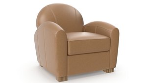 Cortina Genuine Leather Club Chair